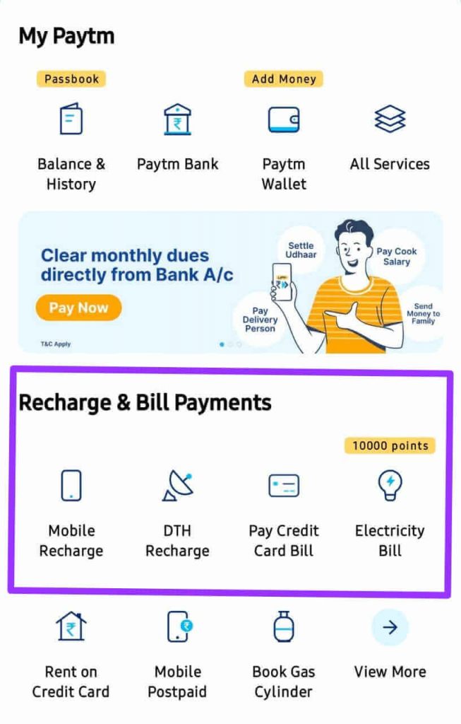 Electricity Bill Payment Through Paytm