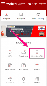 Electricity Bill Payment Online Through Airtel Payment Bank